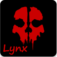 Logo for the android application Modded Kik that is called Lynx Ghost